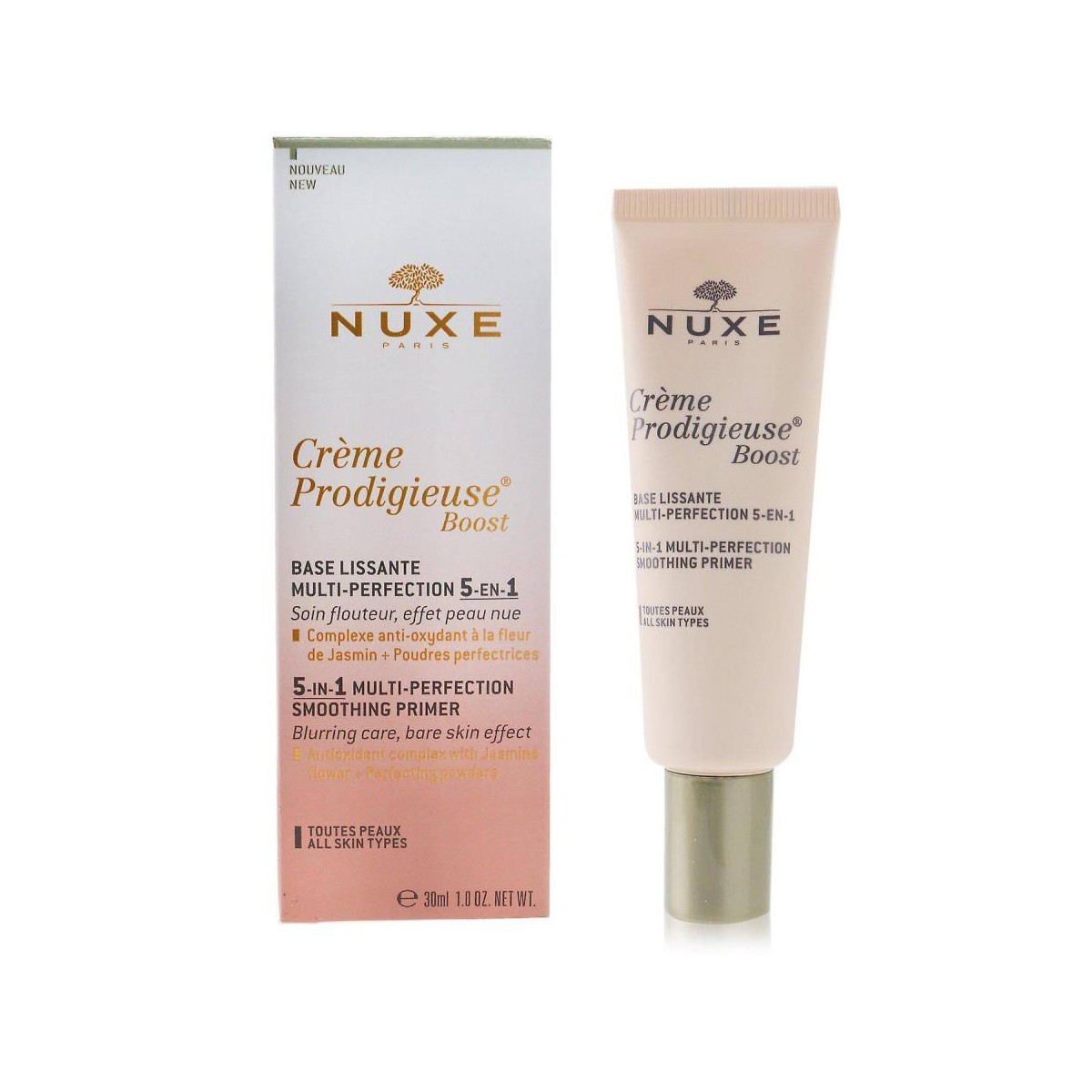 nuxe crme prodigieuse boost base alisante 5 en 1 30ml
