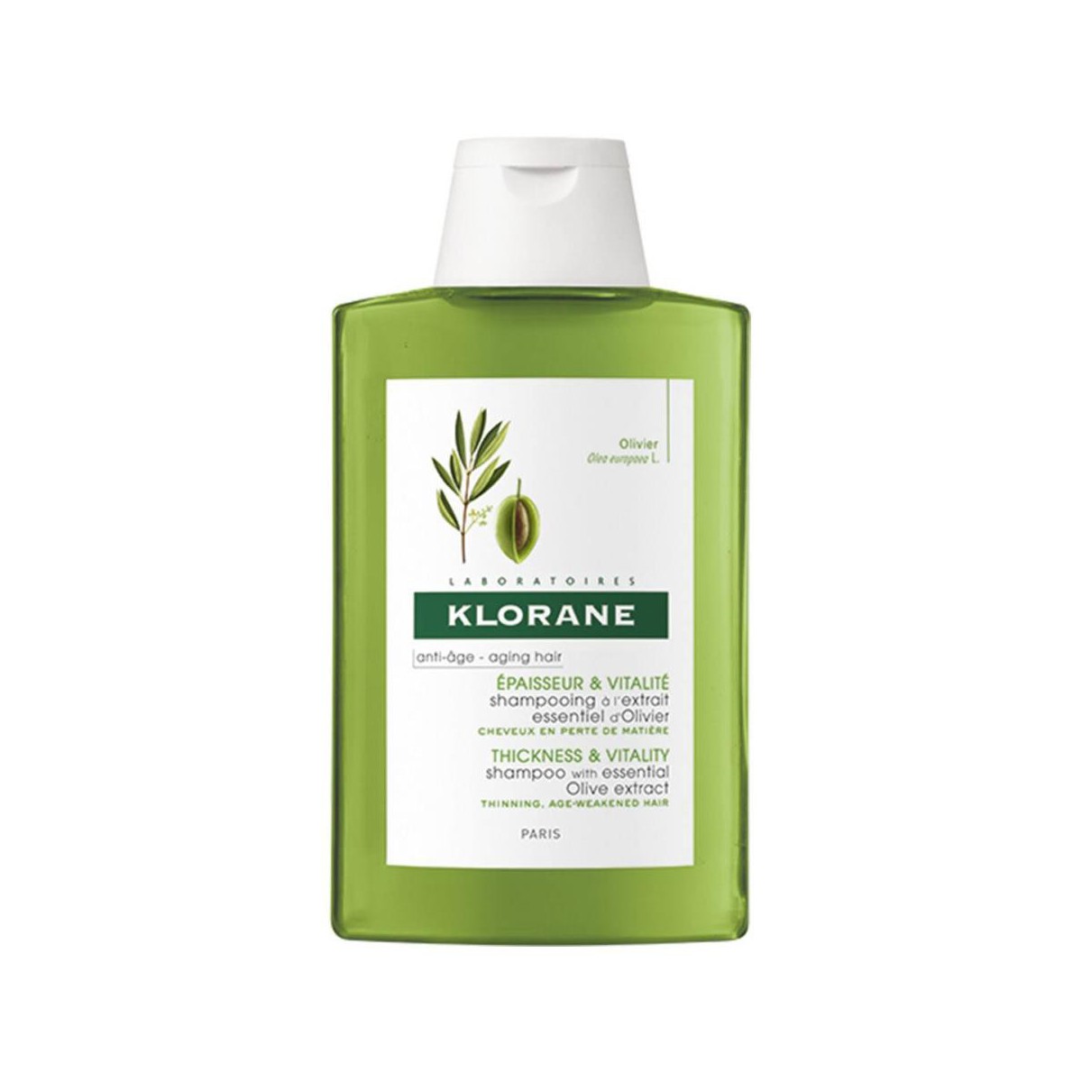 klorane champu al extracto de olivo 200 ml