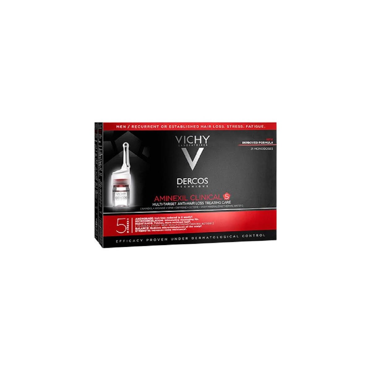 vichy dercos aminexil clinical 5 hombre 42 monodosis