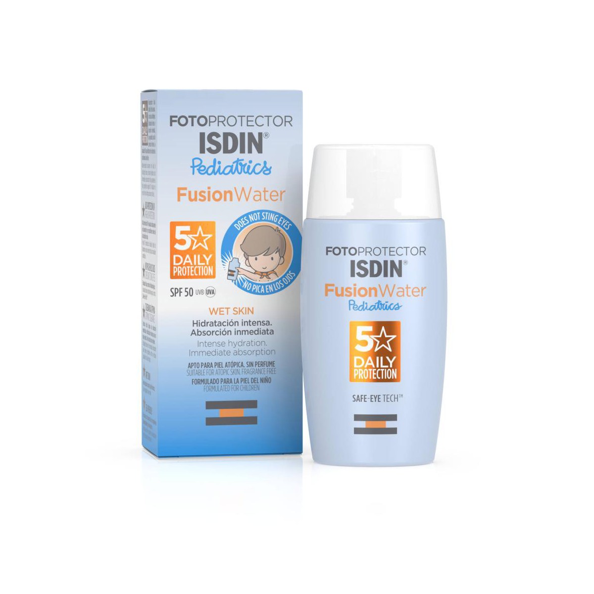 isdin fotoprotector 50 pediatrics fusion water 50 ml