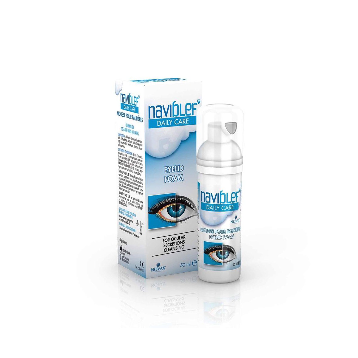 naviblef cuidado diario espuma 50 ml