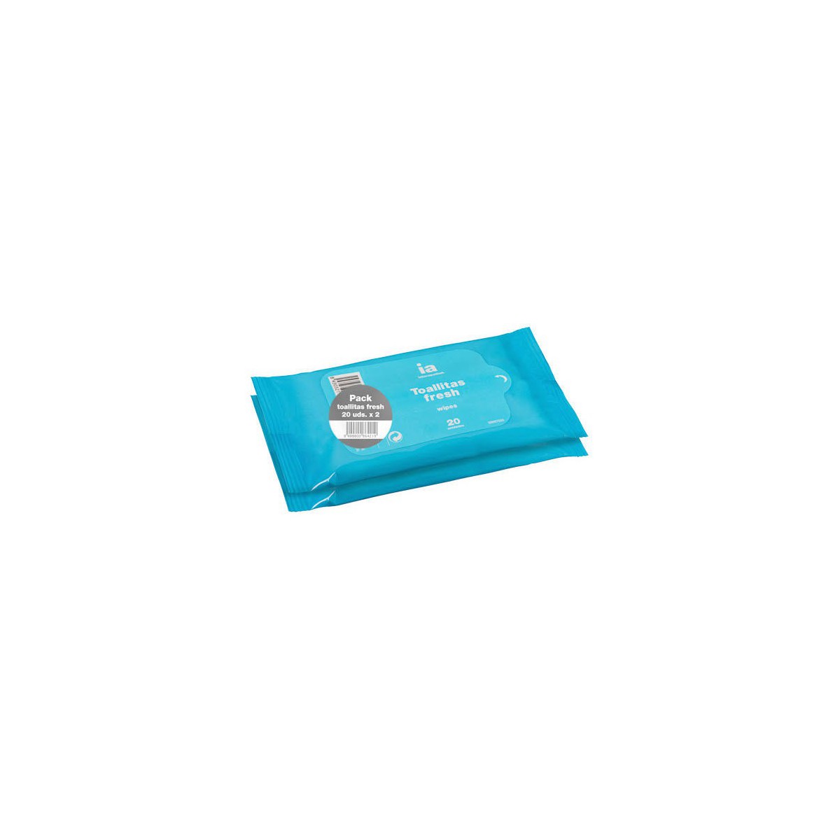 interapothek pack 2 toallitas fresh con alcohol
