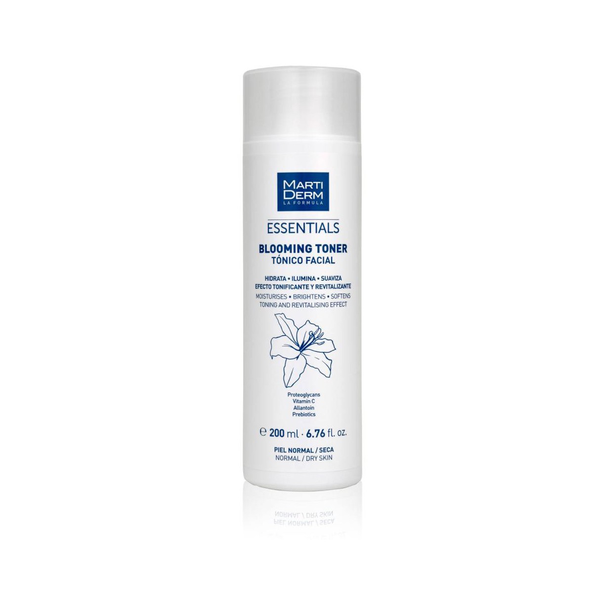 martiderm toner blooming piel normal seca 200 ml