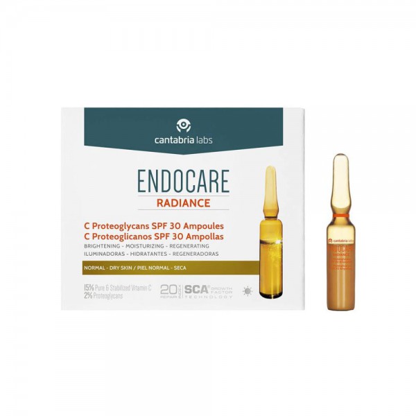 endocare radiance c proteoglicanos spf30 10 ampollas