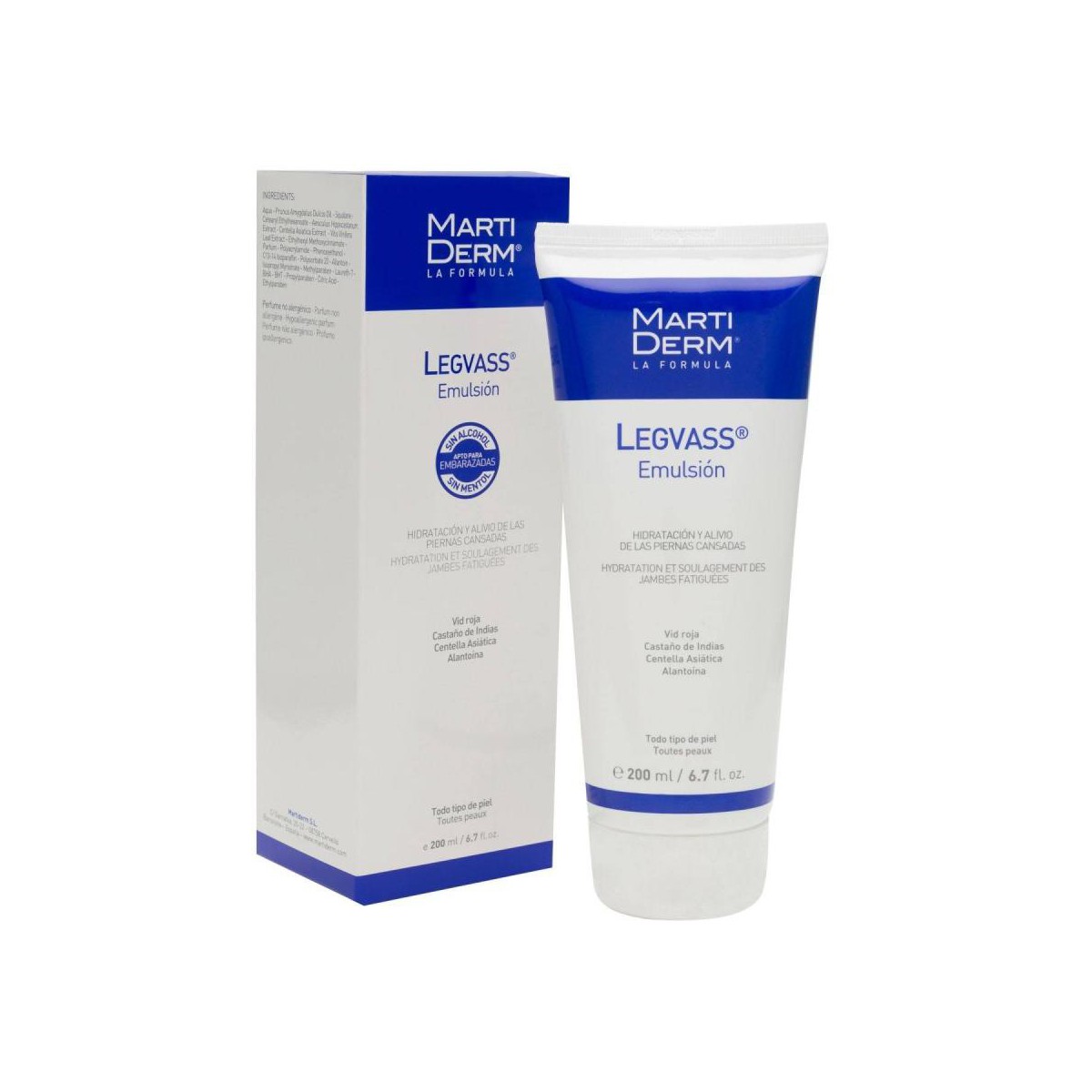 legvass emulsion 200ml martiderm