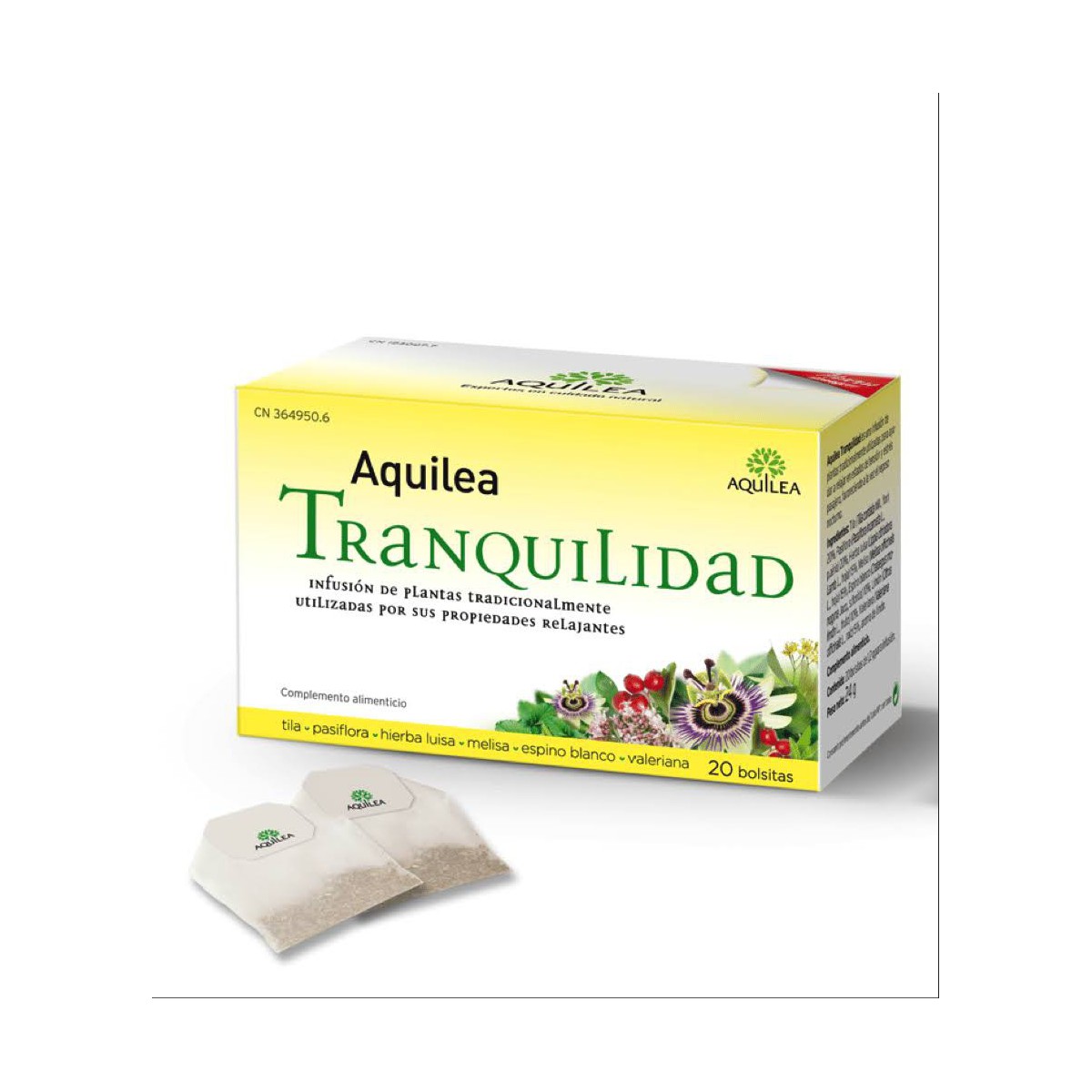 aquilea tranquilidad 20 sobres