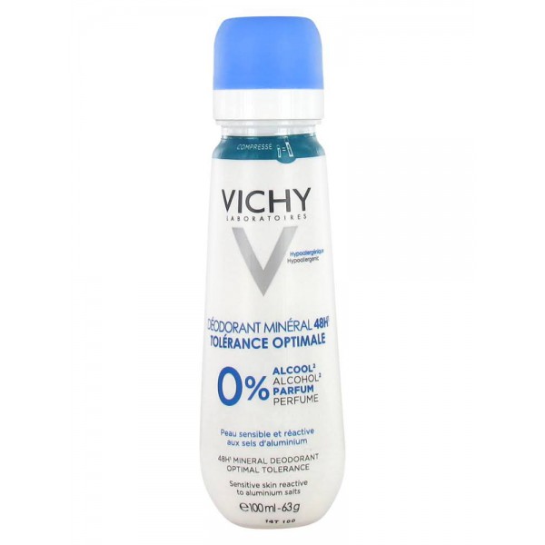 vichy desodorante 48h mineral spray 100ml