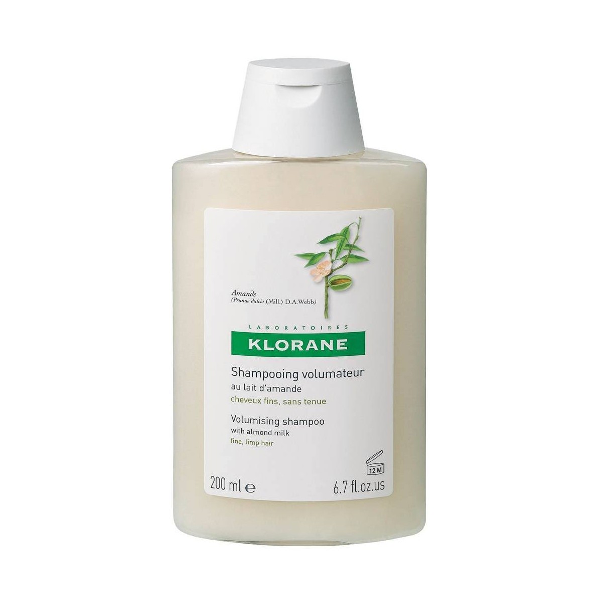 klorane champu leche de almendras 200 ml