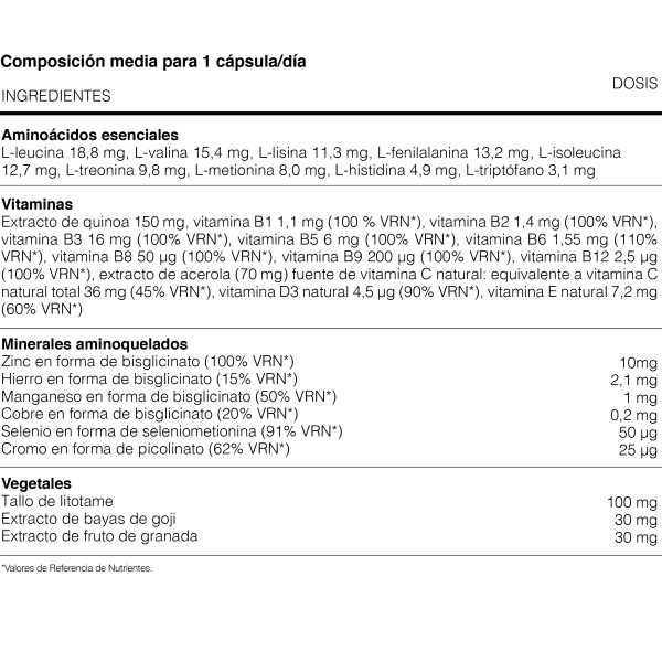 AMINOCOMPLEX 42 CAPSULAS