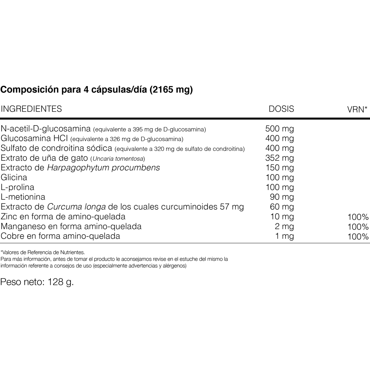 NHCO Aminoflex 168 capsulas