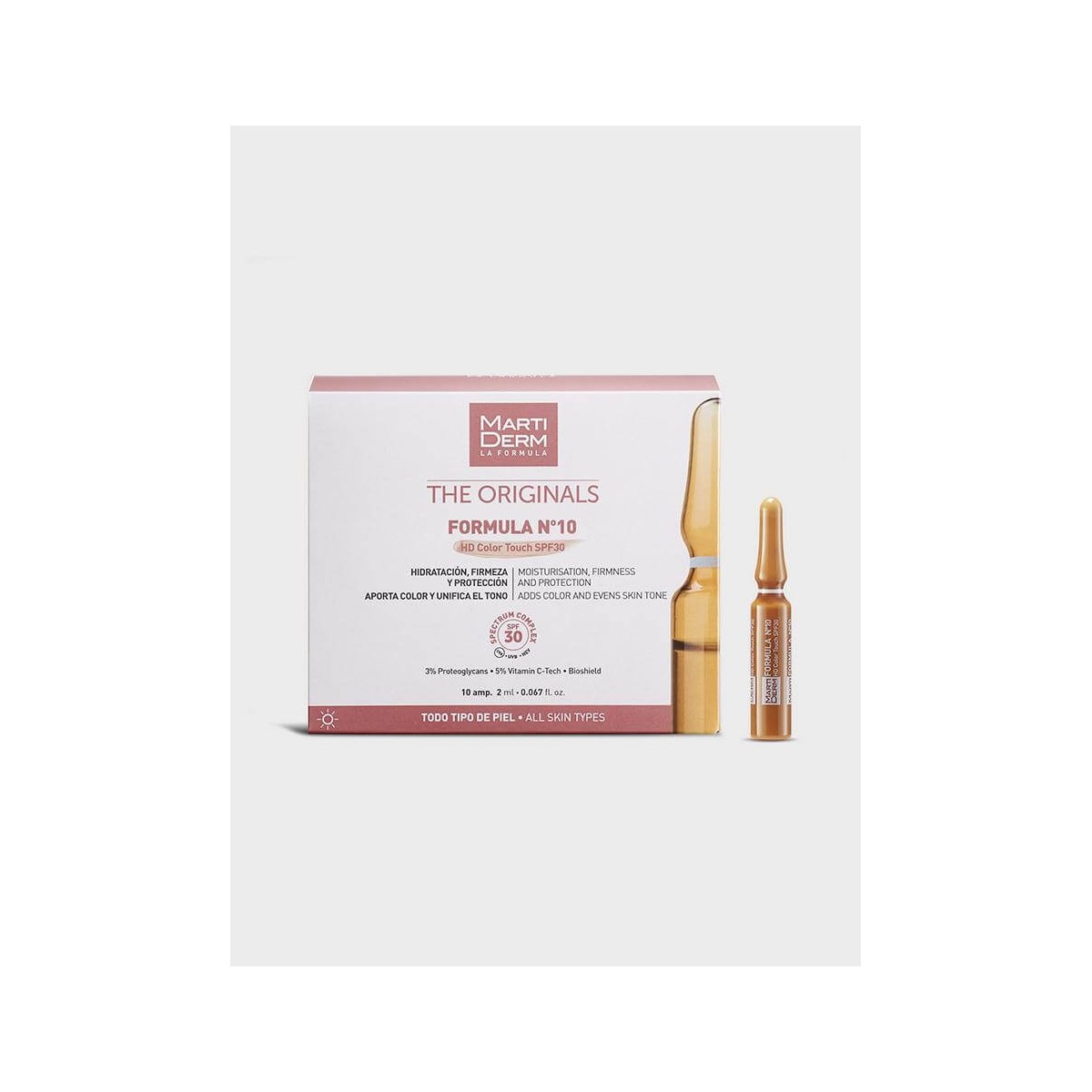 MARTIDERM FORMULA Nº 10 HD COLOR TOUCH SPF 30...