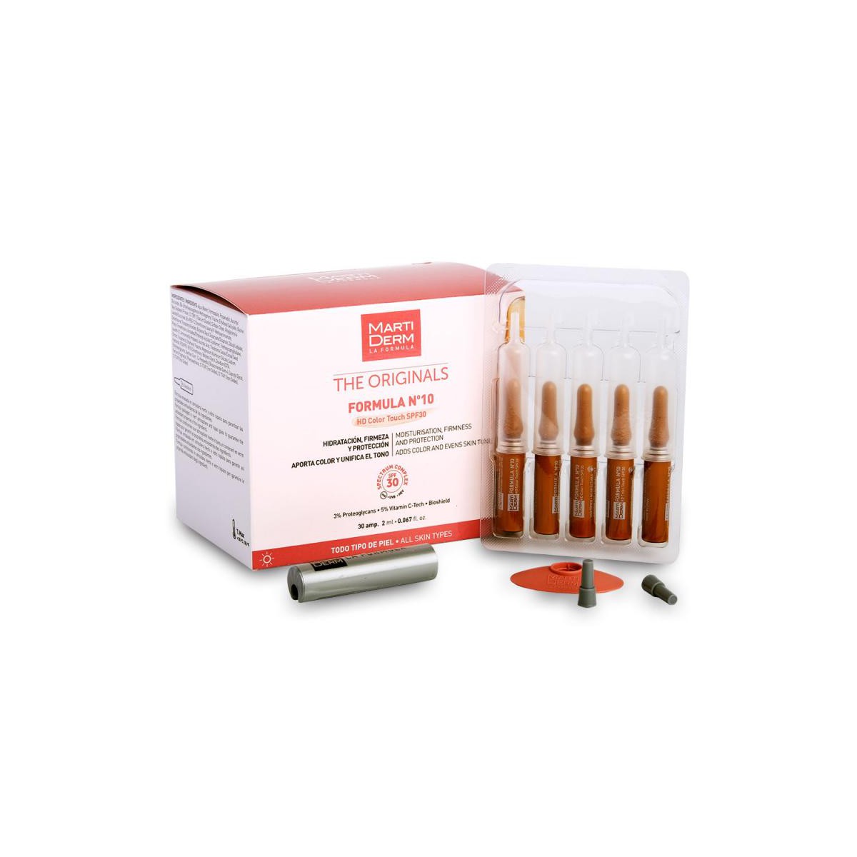 MARTIDERM FORMULA Nº 10 HD COLOR TOUCH SPF 30...