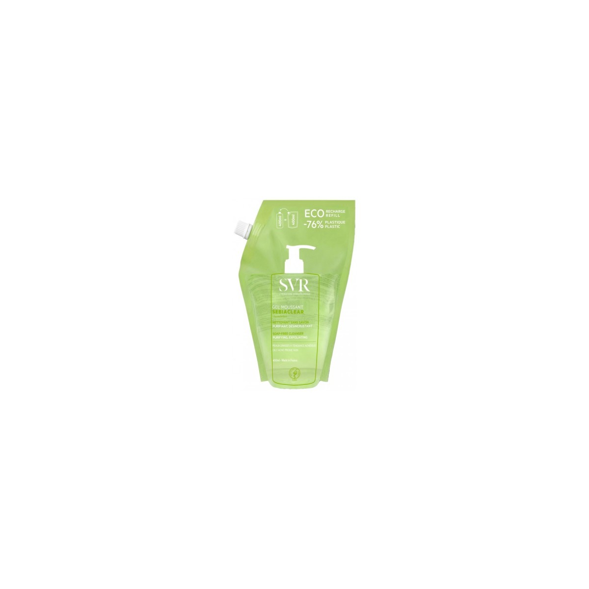 SVR SEBICLEAR GEL MOUSSANT 400 ML ECO PACK