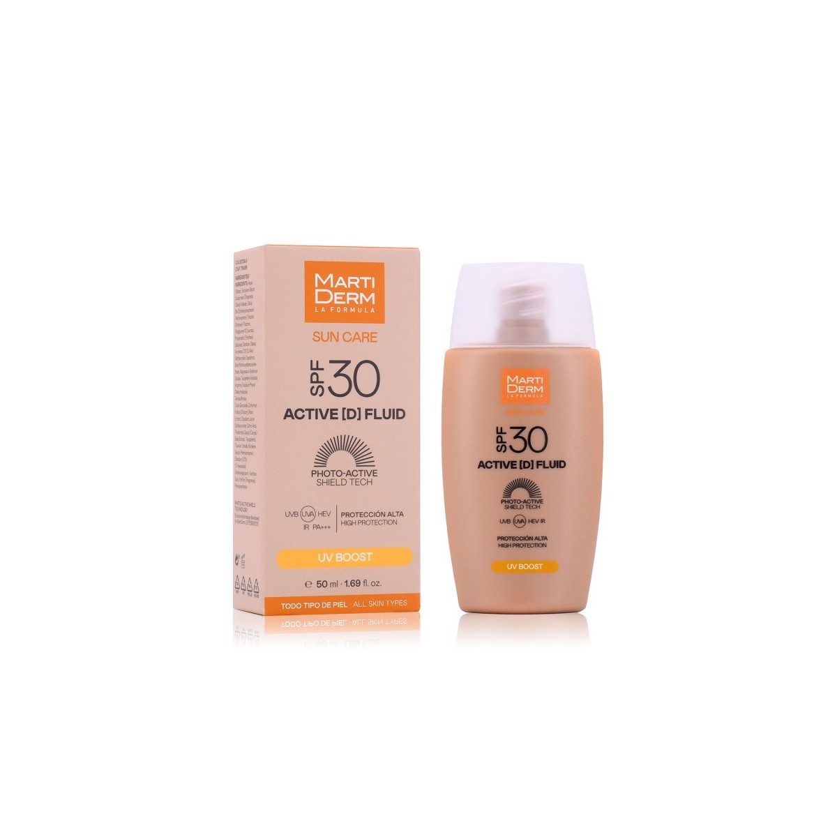 MARTIDERM SPF 30 ACTIVE (D) FLUID  1 ENVASE 50 ML