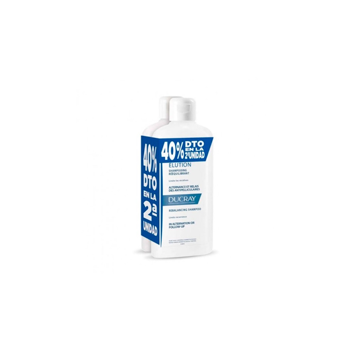 DUCRAY ELUTION CHAMPU 400 ML PACK USO FRECUENTE