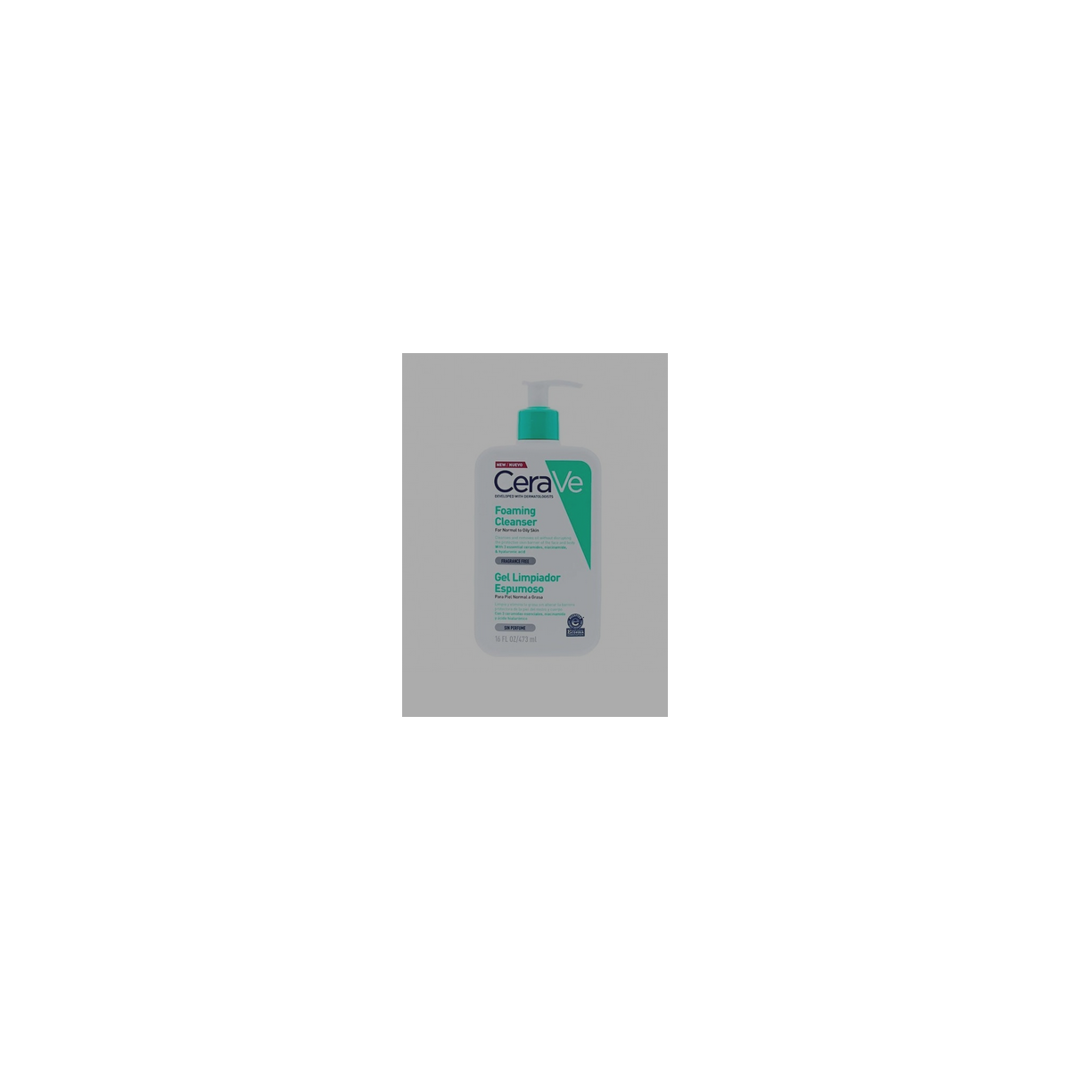 CERAVE GEL LIMPIADOR CREAM TO FOAM  1 ENVASE...