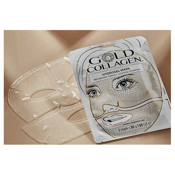GOLD COLLAGEN HYDROGEL MASK  4 UNIDADES 30 G