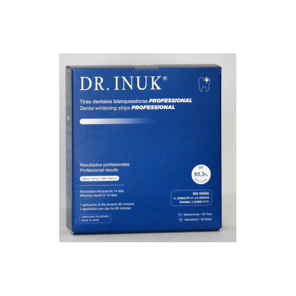 DR. INUK TIRAS DENTALES BLANQUEADORAS FORTE 14 APLICACIONES