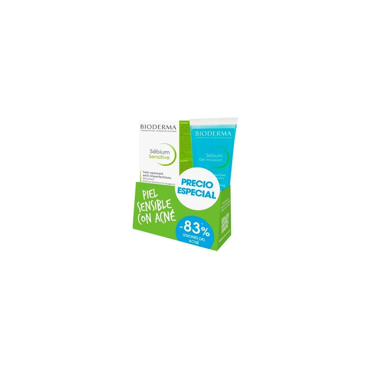 BIODERMA PACK SEBIUM GEL MOUSSANT+SEBIUM SENSITIVE
