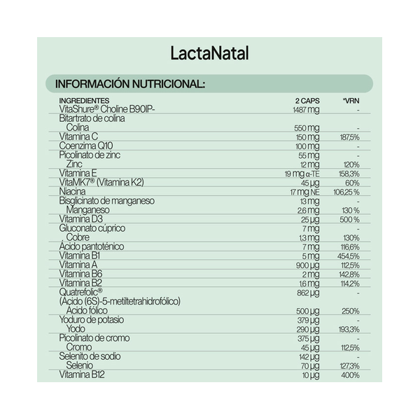 IVB LACTANATAL 60 CAPS 2