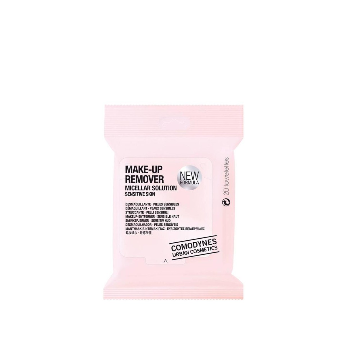 comodynes make up remover sensitive micellar 20 toallitas